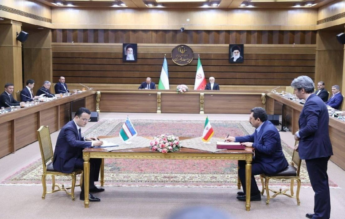 ۴ سند همکاری مشترک میان ایران و ازبکستان امضا شد