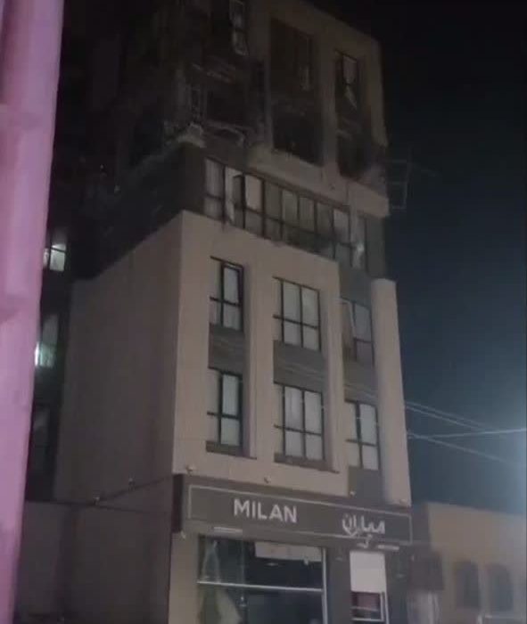 تجاوز رژیم صهیونسیتی به یک ساختمان مسکونی در قم