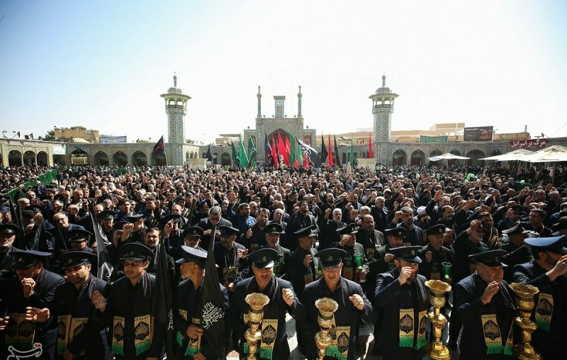 جلوه هایی از ارادت و محبت دلدادگان اهل‌بیت(ع)  به حضرت فاطمه معصومه(س) به همراه تصاویر